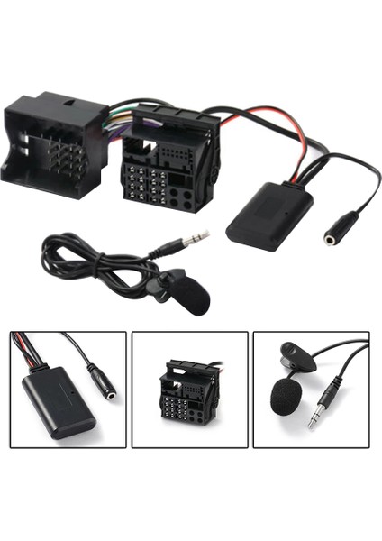 Opel CD30 Mp3 CDC40 CD70 DVD90 Headunit Kurulum Tam Koşum Fişi Mikrofon Handfree Bluetooth 5 0 Aux Adaptör (Yurt Dışından) fırsatları