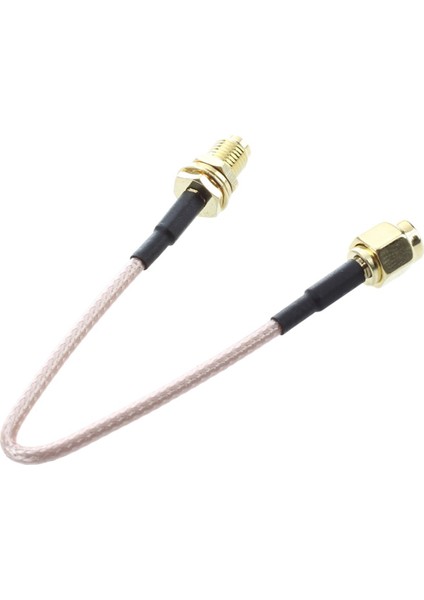 Sma Dişi Sma Erkek F / M Anten Bağlantı Kablosu Adaptörü Siyah + Altın (Yurt Dışından) fiyatları