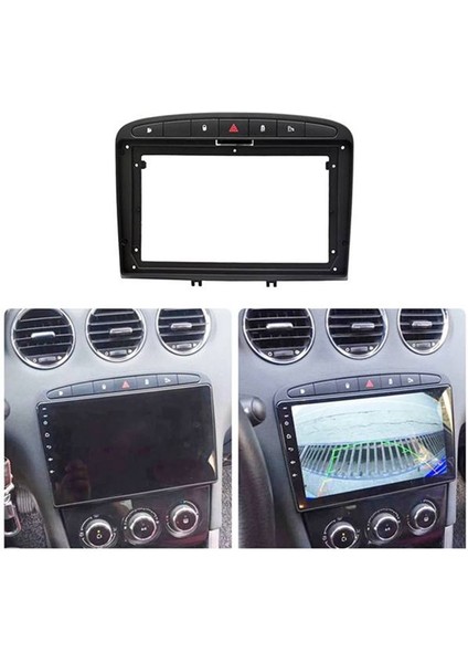 Peugeot 408 308 08-16 Stereo Fasias Panel Dash Montaj Kurulum DVD Çerçeve Kiti Içi (Yurt Dışından) indirimleri