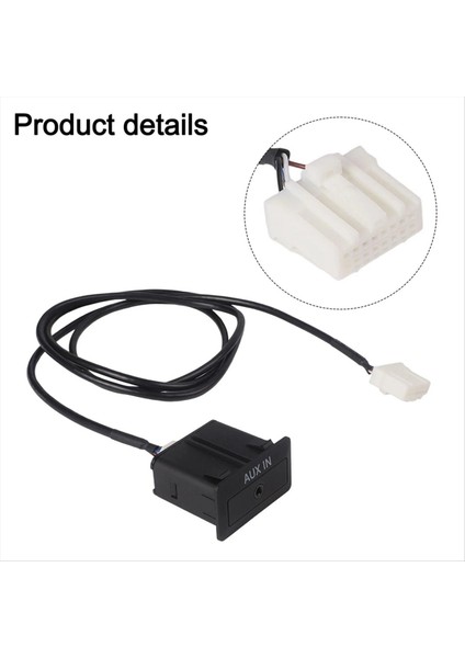 Mazda Cx-9 2006-2012 Için TD74-66-DFX 16PIN Car Aux Ses Arabirimi 3 2009-2012 Aux Stereo Adaptör Ses Soketi (Yurt Dışından) fiyatları