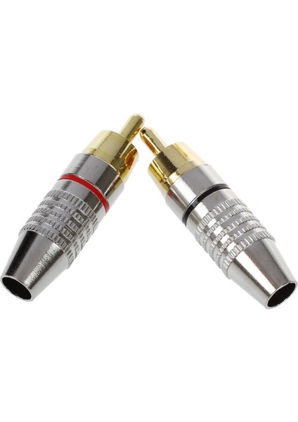 2 x Rca Erkek Fiş Sesli Video Koaksiyel Kablo Konektörleri Av Adaptörleri (Yurt Dışından) modelleri