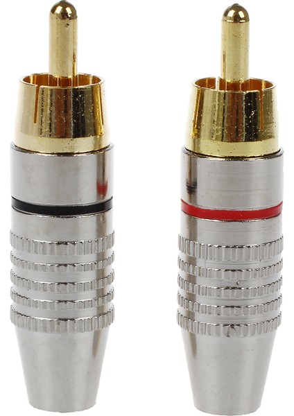 2 x Rca Erkek Fiş Sesli Video Koaksiyel Kablo Konektörleri Av Adaptörleri (Yurt Dışından) fırsatları