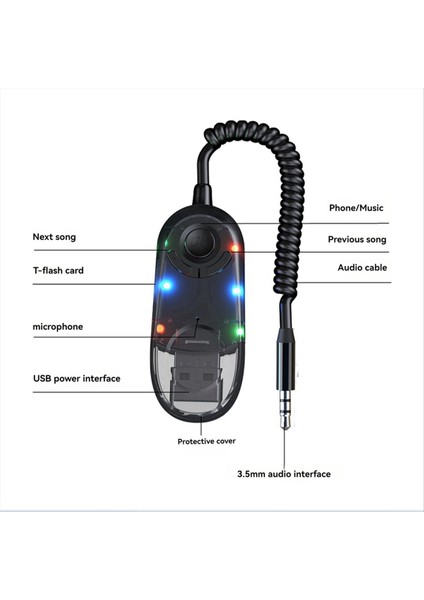 Aux Bluetooth Araba Adaptörü Dongle Kablosu Araba Hoparlörü Bluetooth Alıcı Usb&#39 Ye 3 5mm Jack Audio Music Alıcı (Yurt Dışından) modelleri
