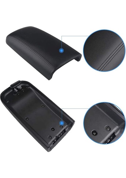 Otomatik Pu Deri Merkez Konsol Kapağı Chevrolet Trailblazer Için Siyah Kol Yumuğu Kapağı Buick Rainier 25998847 25998838 (Yurt Dışından) indirimleri