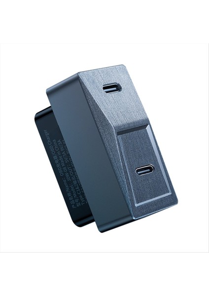 Tesla Model 3 Için Highland 2024 Gizli Obd Adaptör Hızlı Şarj 27W Fiş ve Oynat Usb-C Çift Bağlantı Noktaları (Yurt Dışından)