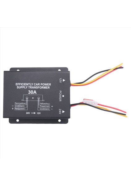 24V Ila 12V 30A Araç Güç Kaynağı Buck Transformatör Kamyonu Kamyon Otobüs DVD Ses Modifikasyonu Verimli Araç Güç Kovası (Yurt Dışından)