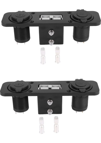2x Flush Monte Anderson Fiş Soketi Keravan Kampçı Tekne Kamyonu Için Çift USB Şarj Cihazı Soket Paneli (Yurt Dışından)