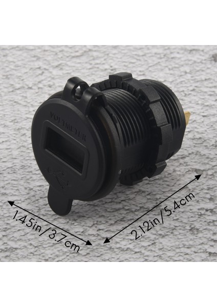 USB Araba Soketi 12V Araç Şarj Cihazı 5V 4 2A Motosiklet Karavan Kamyon ve Daha Fazla LED Dijital Voltmetre ile LED Dijital Voltmetre ile Adaptörü Adaptör (Yurt Dışından) indirimleri