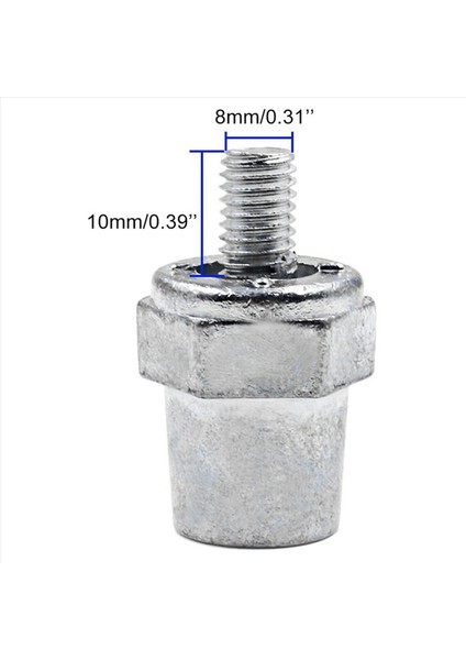 5 Çift Çinko Alaşımlı Pil Tarafı Terminal Şarj Direkleri 8mm Pozitif (+) Veya Negatif (-) Pil Kablosu Terminallerine Uyuyor (Yurt Dışından) fiyatları