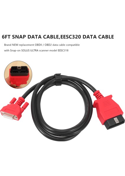 Araba 6ft Snap Scanner Da-4 Uyumlu Obdıı Obd2 Solus Edge EESC320 Için Veri Kablosu (Yurt Dışından) fiyatları