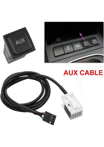 Araba USB Aux Anahtar Kablosu USB Ses Adaptörü RCD510 RNS315 For-Passat B6 B7 Golf 5 Mk5 Golf 6 Mk6 Jetta 5 Mk5 cc (Yurt Dışından) fiyatları