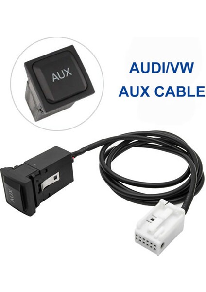Araba USB Aux Anahtar Kablosu USB Ses Adaptörü RCD510 RNS315 For-Passat B6 B7 Golf 5 Mk5 Golf 6 Mk6 Jetta 5 Mk5 cc (Yurt Dışından) modelleri