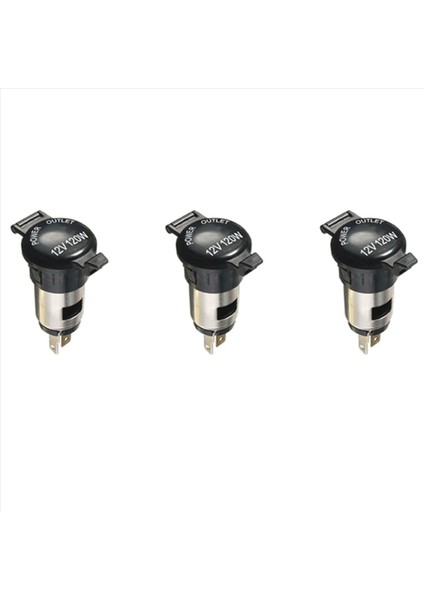 3x 120W Çakar Güç Soketi Tapa Çıkışı Araba Motosiklet Teknesi (Yurt Dışından)