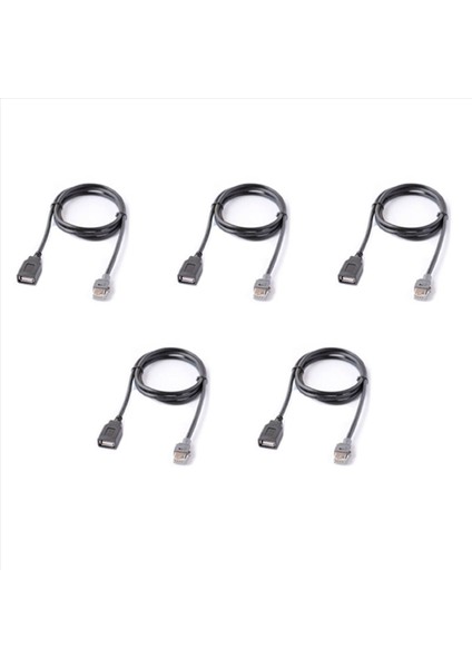 Kia Hyundai Elantra Mistra Tucson Için 5x Araba Medya Kafa Ünitesi USB Arayüz Kablo Adaptörü (Yurt Dışından)