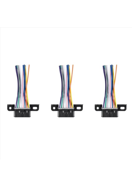 3x Tam 16 Pin J1962F Obd2 Dişi Dıy Sabit Kablo Demeti Adaptör Bağlayıcı Fiş Çizgi Bağlantı Noktası Kablosu (Yurt Dışından)