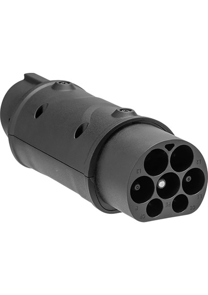 Ev Adaptörü 32A Sae J1772 Adaptör Elektrikli Araçlar Şarjlama Adaptörü Ev Konektörü Soketi Tip 1 Ila Tip 2 Adaptör (Yurt Dışından)