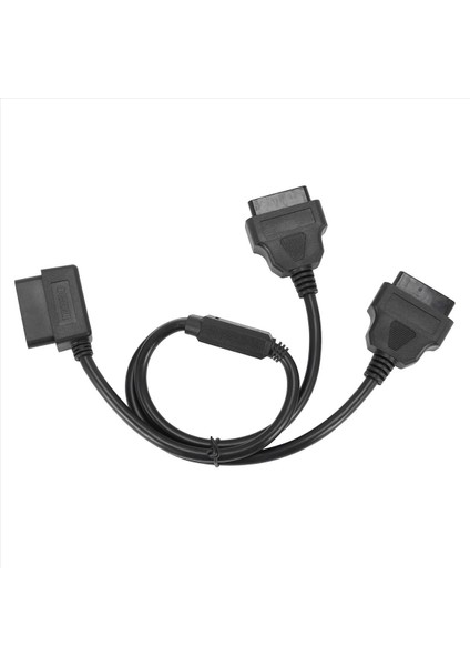 2x 50CM Y Stil Obd 2 Obdıı Adaptör Stıckter Kablo Kablosu Erkek-Çift Kadın Obd2 Teşhis Tool Arabak Konektör Kablosu (Yurt Dışından) fiyatları