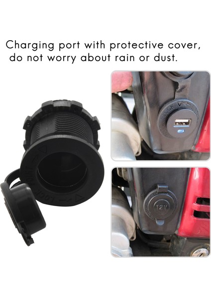 Araba Motosiklet Teknesi Için Çakar Çakır Adaptör Soketi Evrensel Su Geçirmez Dc Dc Çar Soket Adaptörü (Yurt Dışından) fiyatları