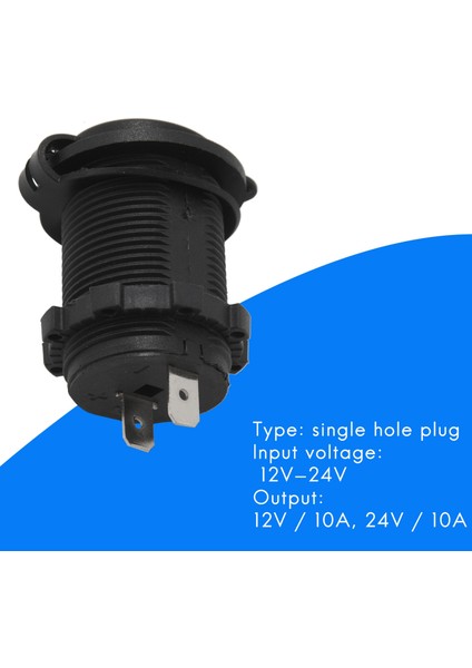 Araba Motosiklet Teknesi Için Çakar Çakır Adaptör Soketi Evrensel Su Geçirmez Dc Dc Çar Soket Adaptörü (Yurt Dışından) fırsatları