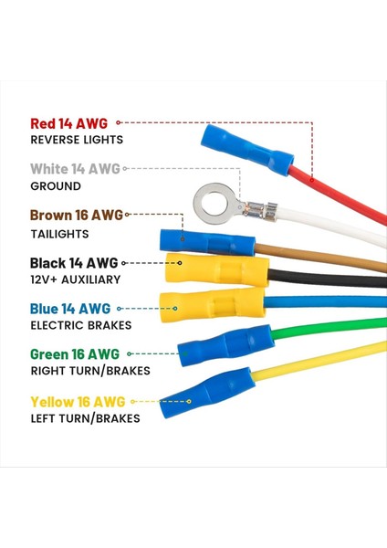 7 Yol Rv Römer Işık Konektörü Soketi 7 Pin Teli Elektrik Römork Adaptörü Montaj Braketi ile Hızlı Dönüştürücü (Yurt Dışından) fırsatları
