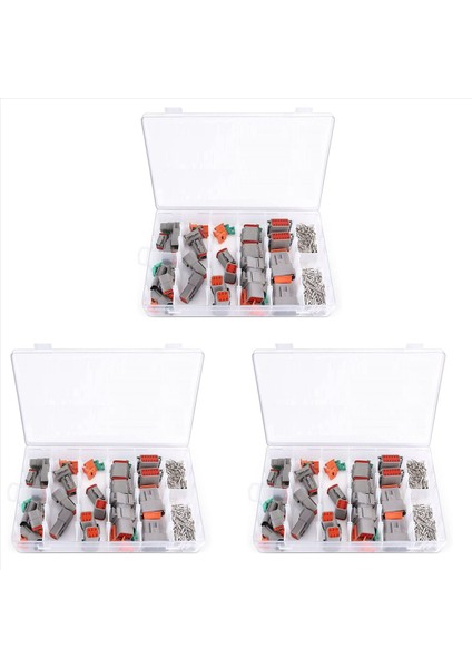 Elektrik Teli Konnektör Tapası 24 Set 2 3 4 6 8 12 Deutsch Dt Konnektör Çiftlik Kiti Için (Yurt Dışından)