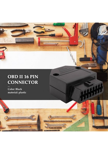 Obd2 Obd Iı 16 Pın Konektörü Soketi Teşhis Aracı Adaptörü Obd Konnektörü + Terminal + Terminal + Vidalar (Yurt Dışından) fiyatları