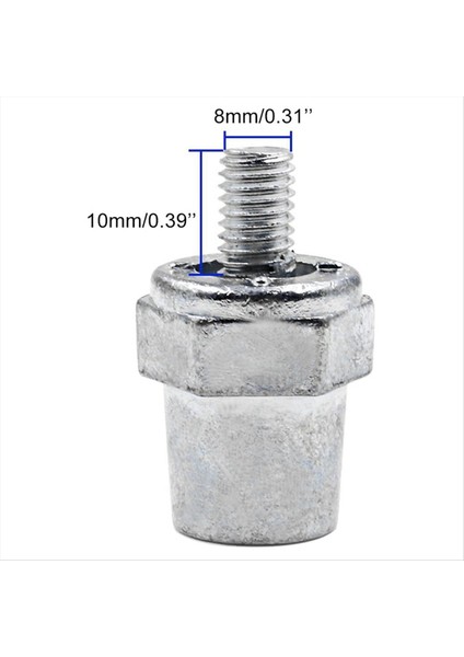 3 Çift Çinko Alaşımlı Pil Tarafı Terminal Şarj Direkleri 8mm Pozitif (+) Veya Negatif (-) Pil Kablosu Terminallerine Uyuyor (Yurt Dışından) fiyatları