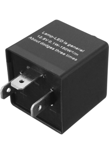 3x 12V 3 Pin LED Ayarlanabilir Araba Flaşör Flaş Rölesi Dönüş Sinyali Işığı Göstergesi (Yurt Dışından) fırsatları