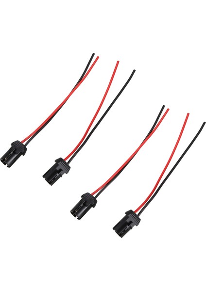 4x T10 W5W Otomatik Ampul Soket Lambası Tutucu Bağlayıcı Uzatma (Yurt Dışından)