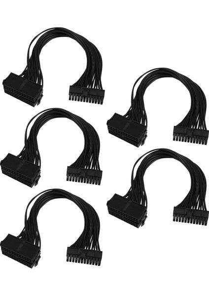 5x Güç Kaynağı Ayırtıcı Çift Psu Kablo Adaptörü 24 Pin 20+4 Pın Atx Atx Anakart Adaptörü Uzatma Kablosu (Yurt Dışından)
