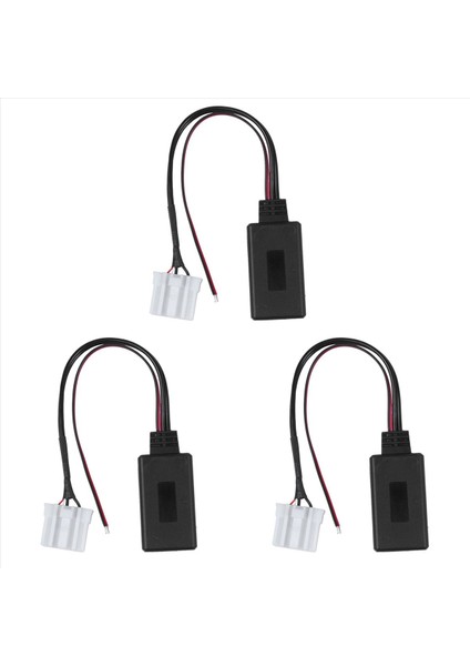 3x Araç Kablosuz Bluetooth Modül Müzik Adaptörü Mazda 2 Için Aux Audio Kablosu 2 3 5 6 Mx5 Rx8 (Yurt Dışından)
