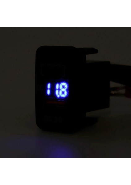 Araba Type-C+Pd Qc3 0 Şarj Cihazı Çift USB Adaptör Gösterge Tablosu Soketi Landcruiser Prado Fj Cruiser Hıace Rav4 (Yurt Dışından) modelleri