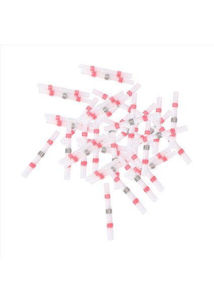 300PCS Lehim Sızdırmazlık Tel Konektörleri Isı Büzülme Popo Konektörü Su Geçirmez Yalıtımlı Elektrik Popo Terminalleri Kırmızı (Yurt Dışından) modelleri
