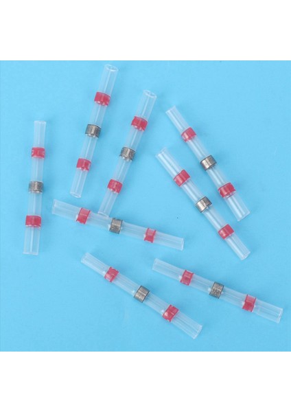 300PCS Lehim Sızdırmazlık Tel Konektörleri Isı Büzülme Popo Konektörü Su Geçirmez Yalıtımlı Elektrik Popo Terminalleri Kırmızı (Yurt Dışından) fırsatları