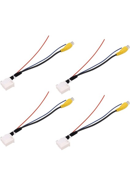 4x 16 Pin Araba Arka Görünüm Kamera Bağdaştırıcı Kablosu Park Parkı Yedek Kamera Video Kablo Bağdaştırıcısı Toyota Camry 7th Için (Yurt Dışından)