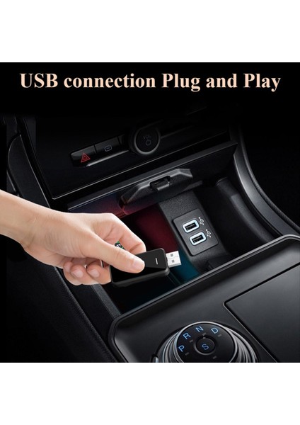 Telefon Için 2in1 Mini Adaptörü - Ekle ve Oyna Araç Aksesuar Bluetooth ve Wifi Aracılığıyla Kablolu Bağlantıları Kablosuz Bağlantıları Dönüştürür (Yurt Dışından) fiyatları