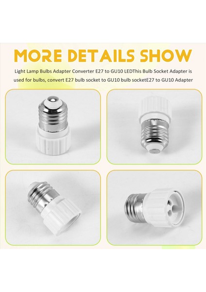 E27 Ila GU10 LED LED Cfl Ampul Lamba Adaptör Dönüştürücü Dönüştürücü Vidalı Soket (Yurt Dışından) indirimleri