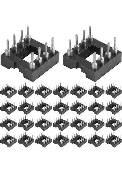 60 Pcs 8 Yuvarlak Pin 2 54MM Pitch Dip Ic Adaptör Soketleri (Yurt Dışından) fiyatları