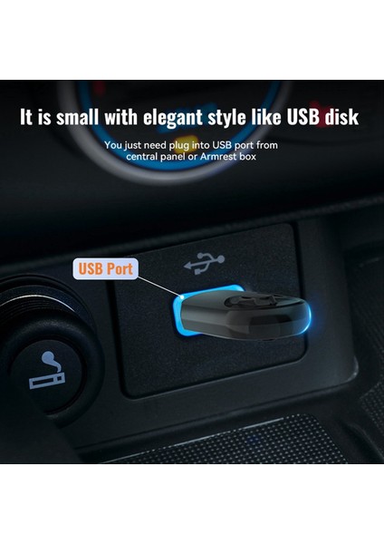 Kablosuz Carplay Android Otomatik Kablosuz Adaptör Akıllı Mini Kutu Fiş ve Oynat Wifi Fast Connect Universal (Yurt Dışından)