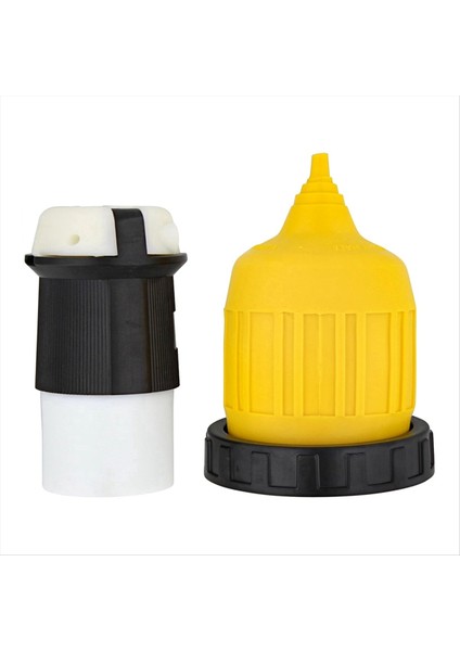 L5-30R Konnektör Twist Lock Inlet Fiş Güç Kablosu ve Halkası 30A 125V (30AFDC +30ARCV) (Yurt Dışından)