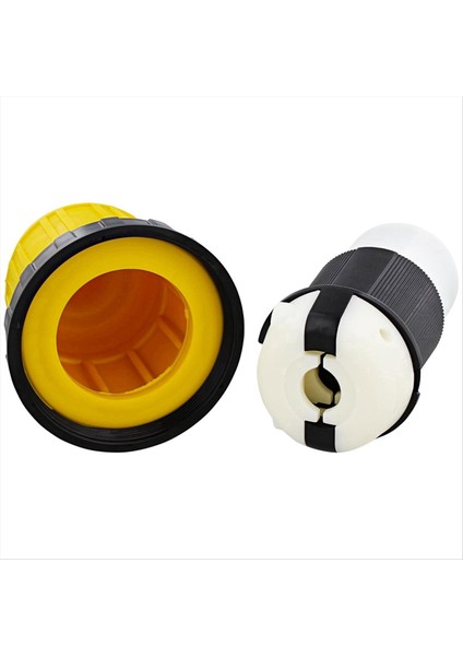 L5-30R Konnektör Twist Lock Inlet Fiş Güç Kablosu ve Halkası 30A 125V (30AFDC +30ARCV) (Yurt Dışından) fırsatları