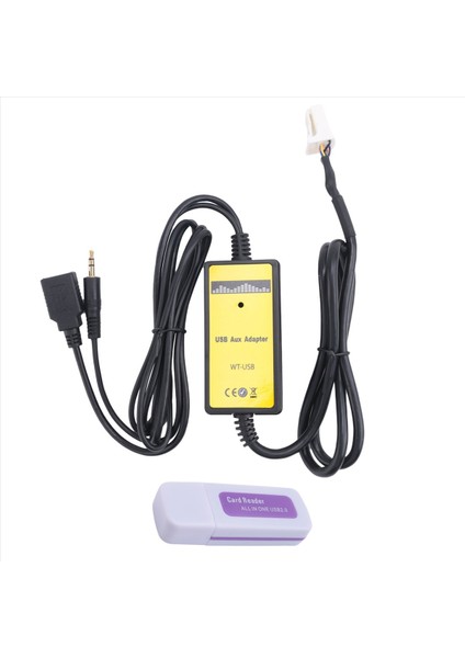 6 + 6pin Araba Radyosu Dijital USB Mp3 Arayüzü CD Değiştirici Adaptörü Toyota Lexus Corolla Serisi Için Girişte 3 5 mm Aux ile (Yurt Dışından) fiyatları