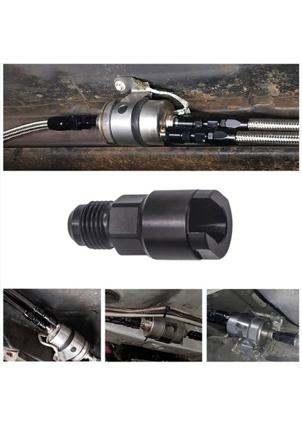 2x 6AN Ila 3/8 Hızlı Kesdan Kesici Dişi Efı Adaptör Takma Alüminyum An6 Erkek Parlaması 3/8in Yakıt Çizgisi Boru Konektörleri (Yurt Dışından)