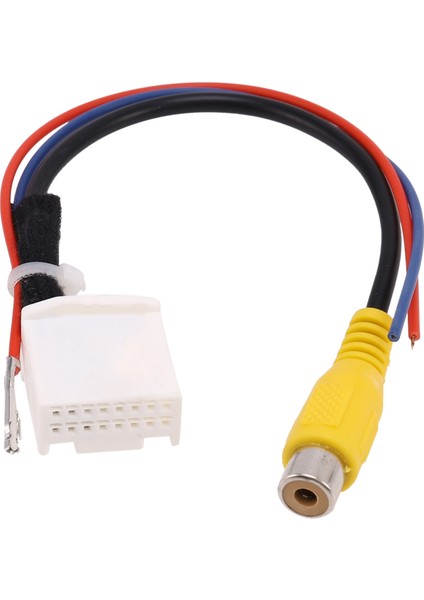 16 Pin Araç Arka Görünüm Kamera Adaptör Kablosu Park Parkı Yedekleme Kamera Video Kablosu Adaptör Gezinme DVD Ters Kamera Adaptör Kablo Fişi Toyota Camry 7th Için (Yurt Dışından) modelleri