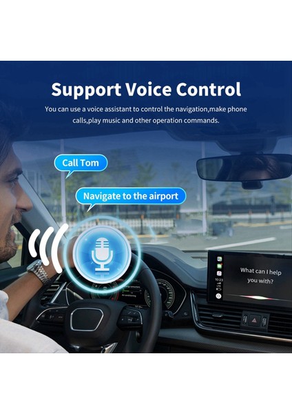 2ın1 Kablosuz Carplay Adaptörü Kablolu Carplay/kablolu Android Auto ile Araba Radyosu Için Kablosuz Android Otomatik Dongle Kutusu (Yurt Dışından) modelleri