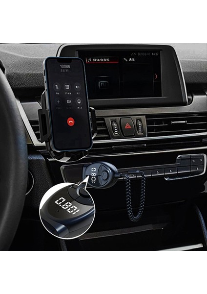 Bluetooth 5 3 Kablosuz Araç Fm Verici Usb&#39 Ye 3 5mm Jack Audio Music Microfon Mikrofon Eller Serbest Adaptörü Otomobil Hoparlörleri Için (Yurt Dışından) modelleri