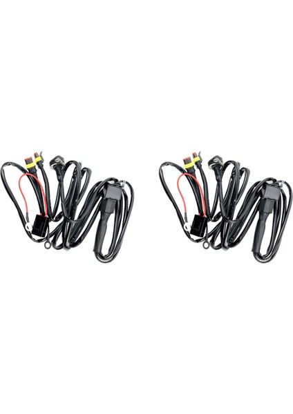 Bmw R1200GS /avn F800GS Için 2x Motosiklet LED Fog Fog Found Kablo Demeti Kablosu (Yurt Dışından)