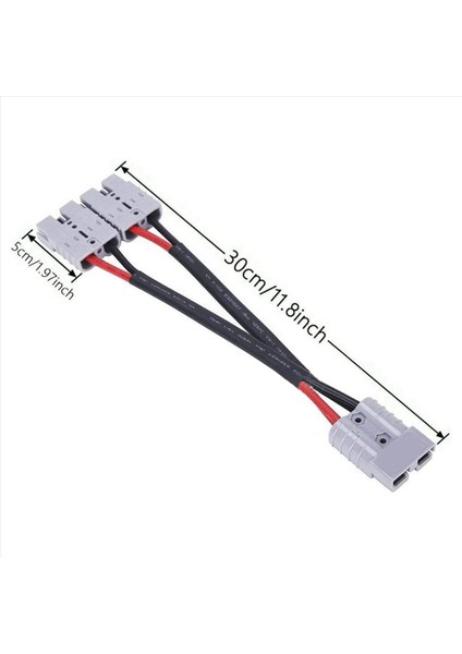 Anderson Fiş Konnektörü Için 4x 50A Çift Y Adaptör Pil Güç Konnektörü Forklift Güç Fiş Konektörü 6 mm Kablolu (Yurt Dışından) fırsatları