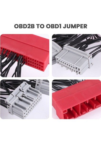 Honda Civic 1999-2000 Için OBD2B-OBD1 Ecu Dönüşüm Kablo Dairesi Adaptör Hattı (Yurt Dışından) indirimleri