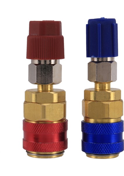 Yüksek ve Düşük Yan Genişleme Adaptörü R134A Freon Hızlı Konektör Adaptörü Otomotiv Klima Aksesuarları Bmw Için Ford Için (Yurt Dışından)